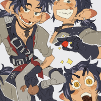 sketch page by icicleteeth